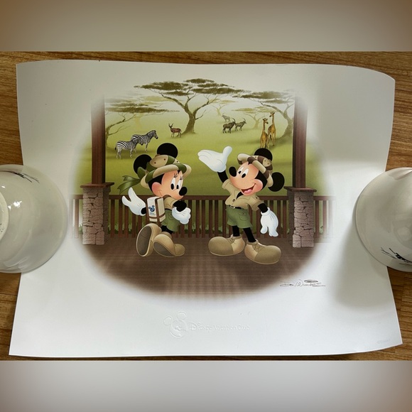 Disney Mickey & Minnie Animal Kingdom print - Picture 5 of 5